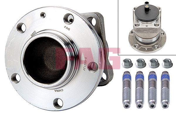 FAG 713640520 | Arka Teker Poryası Rulmanlı Kampanalı Fren Jumpy 07-Scudo 07 -