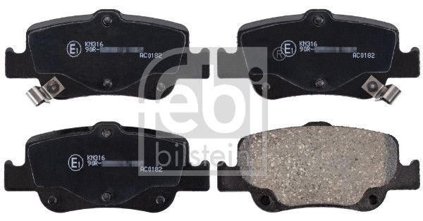 FEBI BILSTEIN 170285 | Balata Fren Arka-(Toyota Corolla 07 / 12-Auris 2013 / 1.4 D4d Dizel)
