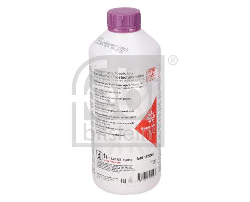 FEBI BILSTEIN 172009 | Antıfrız Antifriz Korumasi G12 + (- 35°C Hazir Karisim) Mor 1L