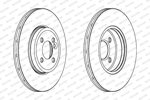 FERODO DDF1711C | Disk On 03-Mini Cooper | 1 Adet
