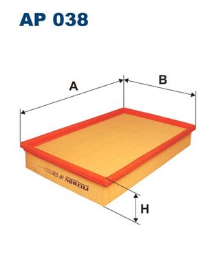 FILTRON AP038 | Hava Filtresi (Fıat