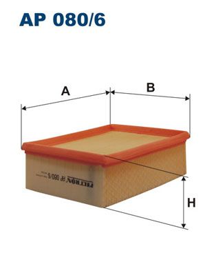 FILTRON AP080-6 | Hava Filtresi Pt.206-Xsara 2.0Hdi