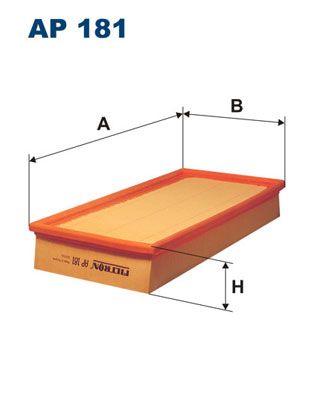 FILTRON AP181 | Filtre Hava (Volvo S40-V40 04 -) (Dsl)