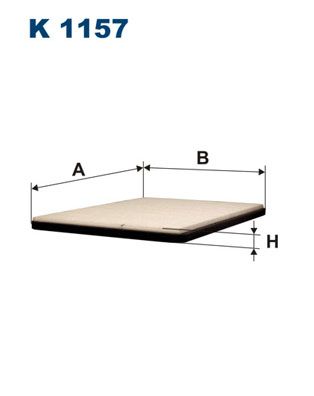 FILTRON K1157 | Filtre Polen-(Honda Accord 98 / 02)