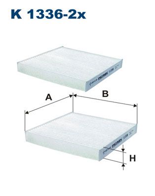 FILTRON K1336-2X | Polen Filtresi 11-X3 (F25) X4 (F26)