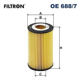 FILTRON OE688-7 | Yağ Filtresi (Audi A4 13-17 A6 13-18 Q7 16 -)