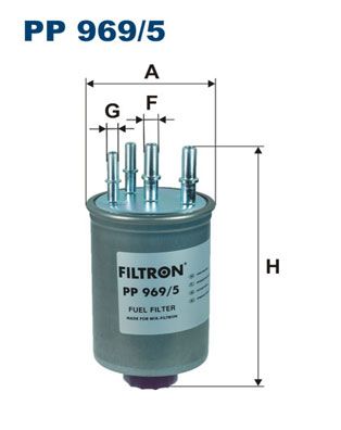 FILTRON PP969-5 | Yakıt Filtresi (Jaguar