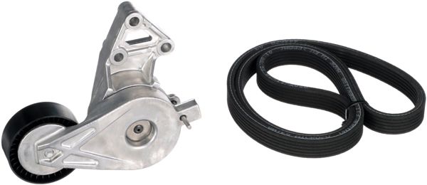 GATES K026DPK1195 | Kanallı V Kayış Seti (VW: 1.9 TDI Bora Golf IV Jetta IV Transporter T5 / Seat: Leon Toledo II Octavia / Ford: Galaxy 1.9 TDI)