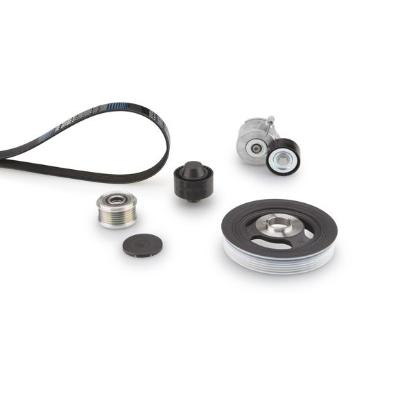 GATES K346PK1708 | Kanallı Kayış Kiti (Citroen 1.6 HDI C5 04-08 Berlingo 05-08 Peu 407 Partner 1.6 HDI 206-206 + 1.4 HDI)