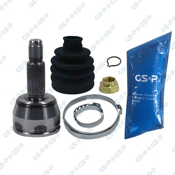 GSP 818012 | Aks Kafa Tamir Takımı Dıs Fiesta IV 1,3 95 > 02 Ford Ka 1,3 96 > 02 Mazda 121 III 1,3 96 > 03 (Dıs Freze: 25, Teker Tarafı Ic Freze: 20, Conta Çapı:56,5, Uzunluk: 137,5mm)