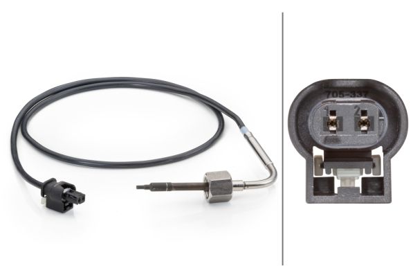 HELLA 6PT014494091 | Hella / Eksoz Sıcaklık Sensörü 169 / 245 640