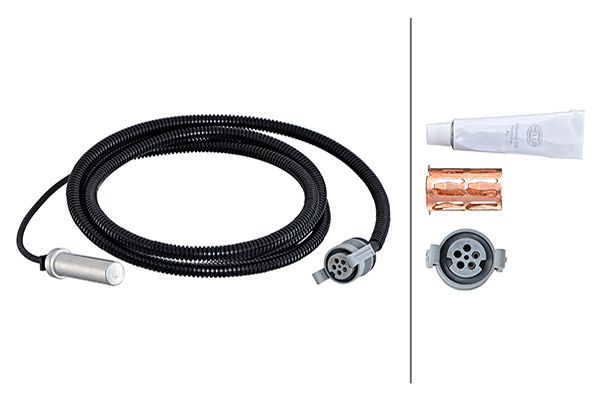HELLA 6PU230048-621 | ABS Sensörü Arka Sol Düz Tip Uzun Man 12.153 12.163 D0824 95-2000 mm-2 Pin