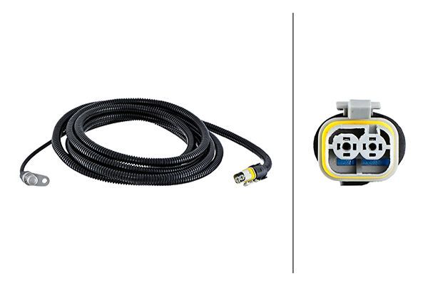 HELLA 6PU230048-631 | ABS Sensörü Arka Sol Düz Tip Uzun Man Tgx Tgs D2066 D2676 07-3555 mm-2 Pin