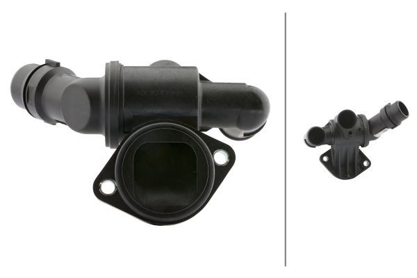HELLA 8MT354776-521 | Termostat Komple A4 Avant 05 > 08 A6 Avant 05 > 11 Exeo 09 > 14 87° Bwe Bul Bgb Bwt