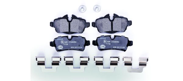 HELLA PAGID 8DB 355 013-661 | Arka Fren Balatası. R56 .