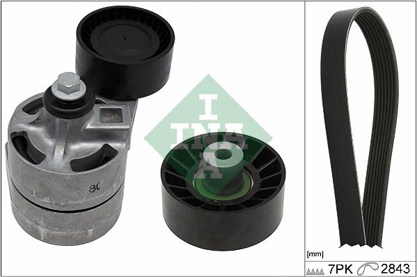 INA 529036410 | V Kayış Seti 6C1q 6C344 Ab / 6C1q 6C301 HC