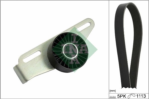 INA 529044110 | Kanallı Kayış Seti Klimasız Hidrolik Dıreksıyonlu Logan 1.4 K7j