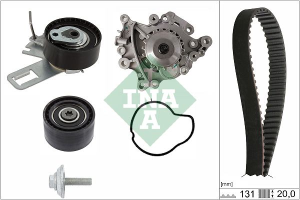 INA 530076030 | Triger Seti + Devirdaim Opel Astra L / Corsa F / Combo E / Crossland / Grandland 1.5 D
