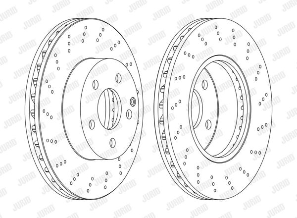 JURID 562619JC1 | Fren Diski 204 Ön (Sport) Tek
