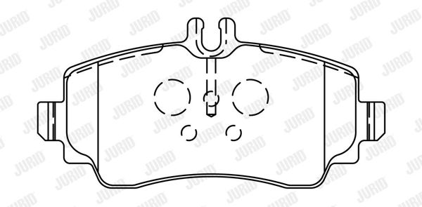 JURID 571944J | Fren Balatası 168 / Vaneo Ön