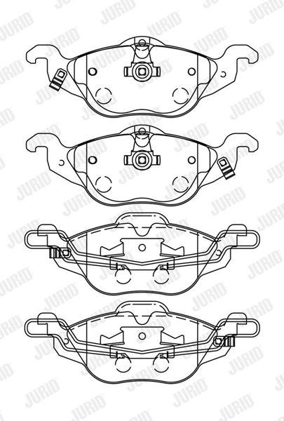 JURID 571968J | Fren Balatası Opel Astra G Ön