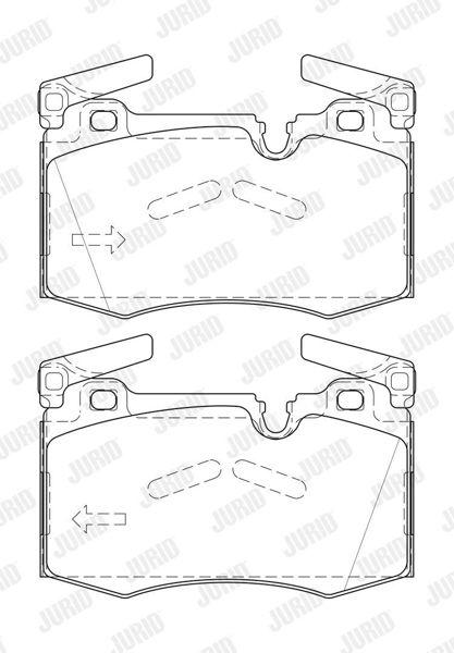 JURID 573423J | Fren Balatası Mini Cooper Ön R 53 / 55 / 56 / 57 J.C.W