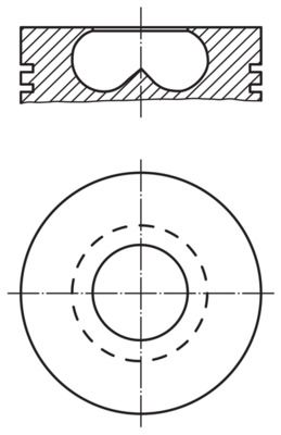 MAHLE 0156900 | Motor Piston Segman (86,01mm Std) Transit V184 / V185 2.0 TDCI Mondeo 2.0 TDCI