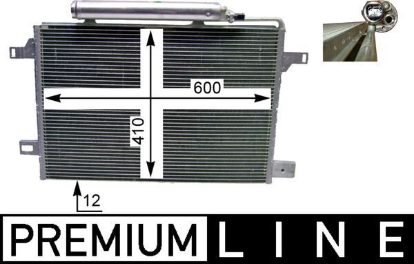 MAHLE AC369000P | Klima Radyatörü 169 / 245 E.M. (Ac369000p)