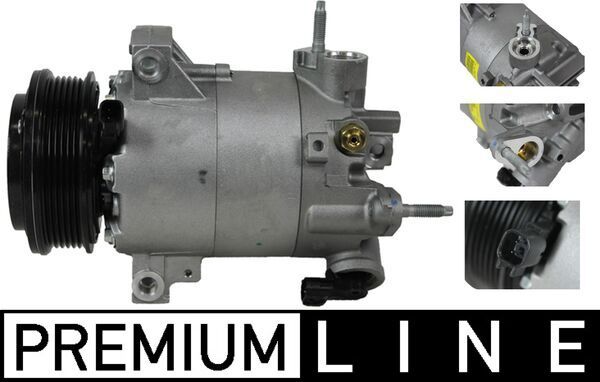 MAHLE ACP551000P | Klima Kompresor Komple B-Max (Jk) 1.0 Ecoboost 16-Fiesta VI (Cb1, Ccn) 1.0 Ecoboost 12-Tourneo Co