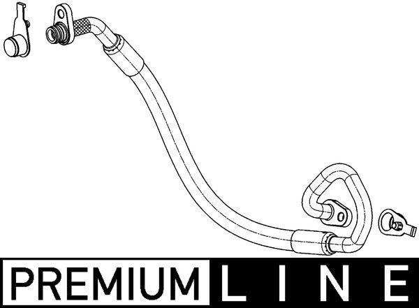 MAHLE AP101000P | / Klima Borusu Peugeot