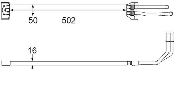 MAHLE CLC109000P | Yağ Soğutucusu VW Touareg 3.0 TDI,Porsc (Clc109000p