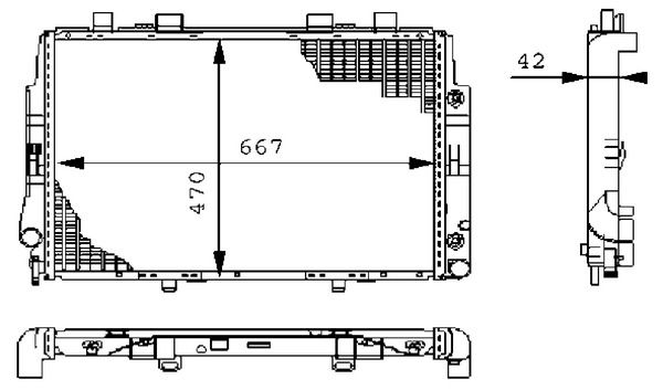 MAHLE CR247000S | Su Radyatörü W140