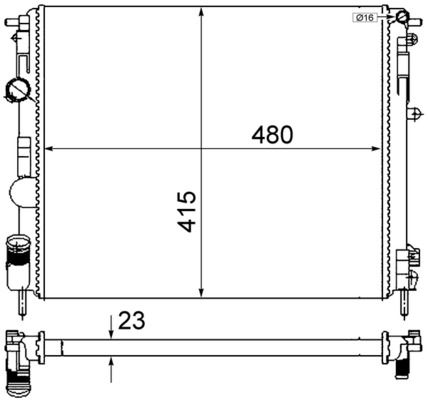 MAHLE CR605000S | Su Radyatörü