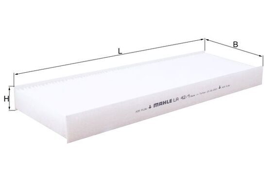 MAHLE LA421 | Kabin Filtresi-(Chevrolet Captiva 2.0D 2006 / Opel Antara 2.0 CDTI 2006 /)