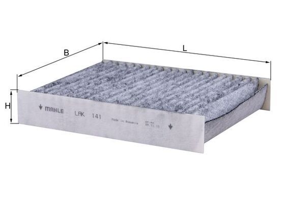 MAHLE LAK141 | Kabin Filtresi (Alfa Romeo 147 1.6Ts-156 1.6 .16V Ts)