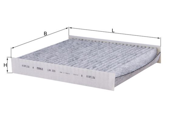 MAHLE LAK220 | Polen Filtresi Karbonlu