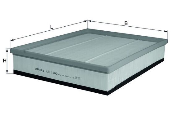 MAHLE LX1602 | Hava Filtresi (Chevrolet Epica 2.0 D 2007 -)