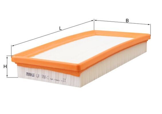 MAHLE LX1781/2 | Hava Filtresi N74