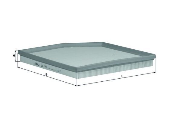 MAHLE LX1791 | Hava Filtresi (BMW N-55 E-82 / 84 / 88 / 90 / 91 / 92 / 93)