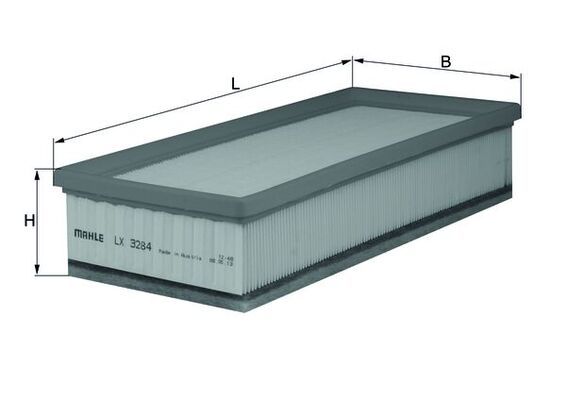 MAHLE LX3284 | Hava Filtresi 05-Pt.407-C5 2.0Hdi