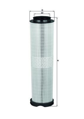 MAHLE LX816-5 | Hava Filtresi 03-07 E-Seri (W211-S211)