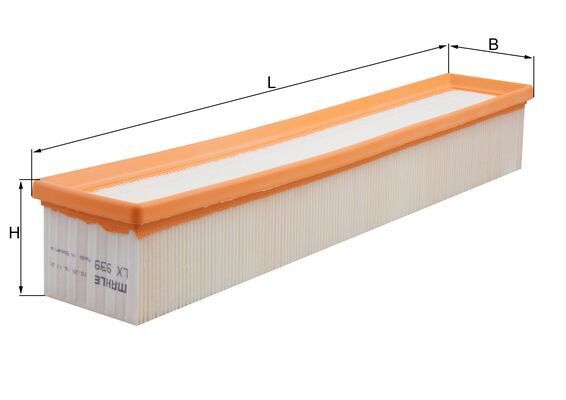 MAHLE LX939 | Hava Filtresi C-Class W203 00-02 S203 01-02 Cl203 01-02