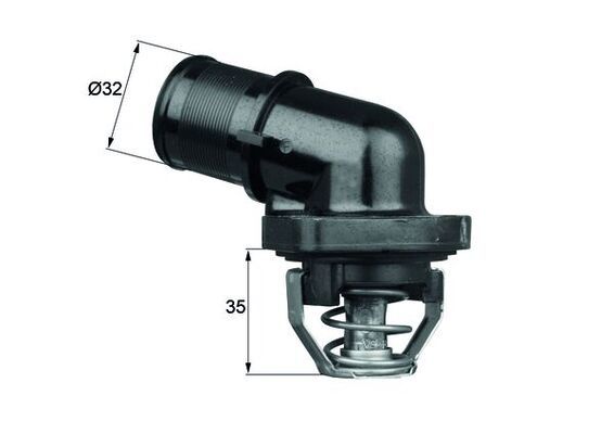 MAHLE TI18189 | Termostat 89°C 96-106-306-1007-C2-C3 1.4İ-1.6İ