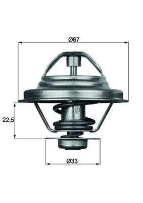 MAHLE TX2487D | Termostat-VW 1.6 1.8 2.0 Transporter T2 T3