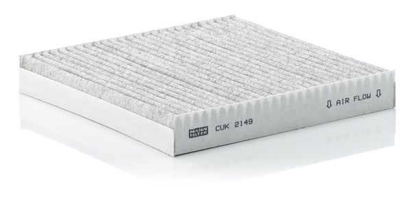 MANN CUK2149 | Polen Filtre Karbonlu (Renault Laguna II 1.6-1.8-2.0 03 / 01-1.9 DCI 10 / 01 -)