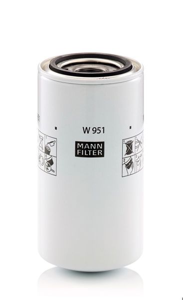 MANN W951 | Yağ Filtresi Endüstriye