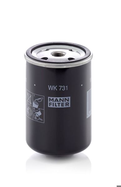 MANN WK 731 | Yakıt Filtresi Vıdalı Filtre