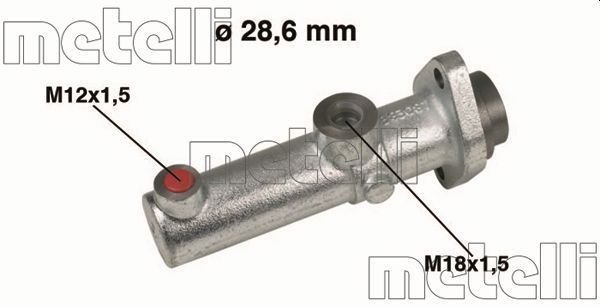 METELLİ 05.0152 | Servo Fren Ana Merkez (Iveco 85-12 120-14)