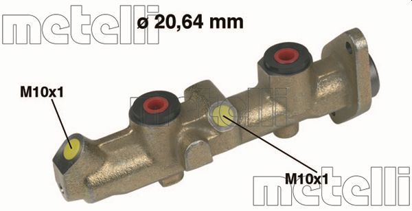 METELLİ 05-0251 | / Ana Merkez 20,64 mm (Citroen C15)