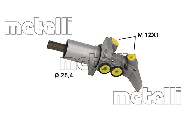 METELLİ 05-1187 | / Fren Ana Merkez Trw Tip 25.4mm Audi